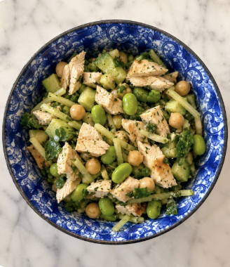 M&S Super Green Salad Upgrade with Chicken