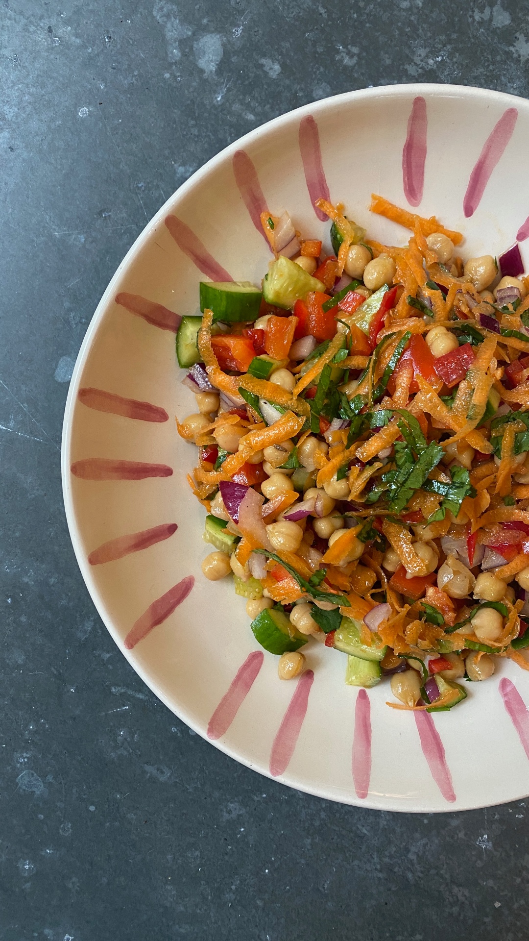Chickpea Chaat Salad