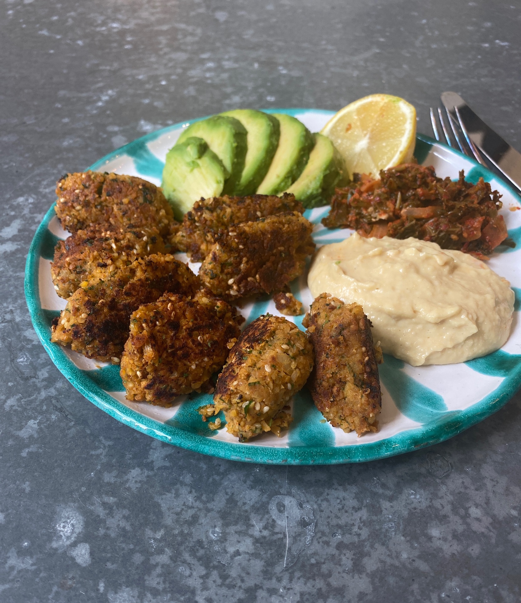 Quick, easy falafel using soaked chickpeas