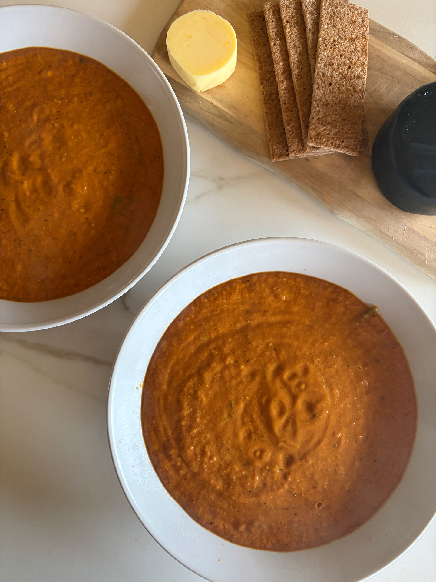 Tomato cannellini soup